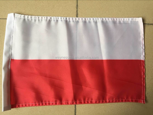 Полиэфирный флаг 6 "X 9" с пластиковым шестом для демонстрации национальной гордости - Product Image 2