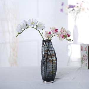 <span class=keywords><strong>Vaso</strong></span> di vetro grigio irregolare <span class=keywords><strong>30</strong></span> <span class=keywords><strong>cm</strong></span> all'ingrosso per decorazioni per la casa - Product Image 2