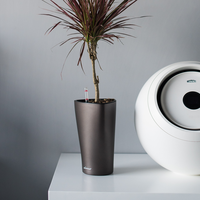 Jardinière triangulaire auto-arrosante pour plantes d'extérieur et d'intérieur, vente en gros, grande taille, usage commercial, pots à fleurs, contenants pour plantes