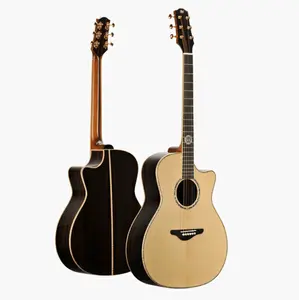 SR-10A 광택 마무리 41 "GA Cutaway 솔리드 Engelmann 스프루스 어쿠스틱 기타 및 수제 기타 및 OEM 기타