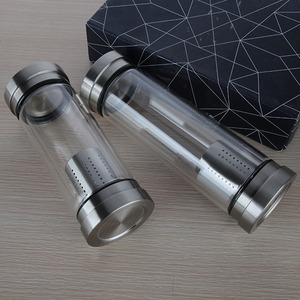 Chufeng Hoge Borosilicaatglas Theefilter Waterfles