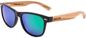 Sonenbrille — lunettes de soleil avec Logo personnalisé, vente en gros, cadre en plastique, PC et bois, <span class=keywords><strong>2021</strong></span> - Product Image 2