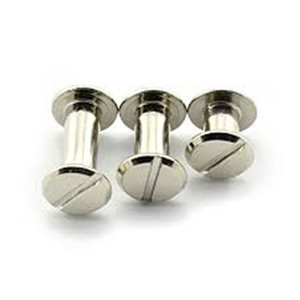 Thắt Lưng Ví Chốt Kết Nối Bu Lông Mũ Phẳng Đồng Thau Ràng Buộc Chicago Ốc Vít Sex Bolt - Product Image 2