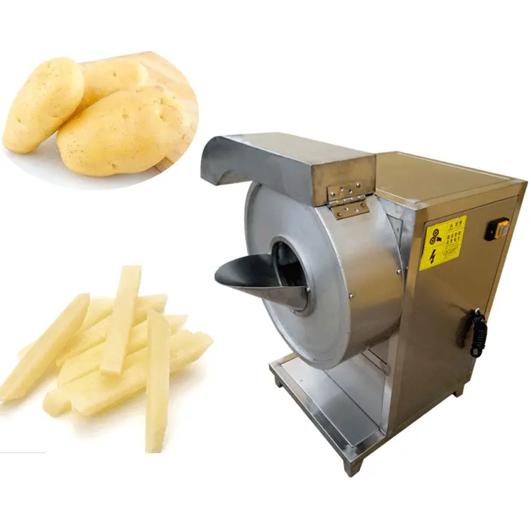 Máquina automática para cortar patatas dulces, rebanadora de patatas fritas, máquina para cortar rebanadas de yuca