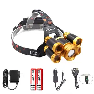 5 led פנס XM-L T6 Q5 פנס 15000 lumens led ראש מנורת מחנה טיול חירום אור דיג חיצוני ציוד