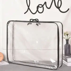 transparent heavy duty thickness pvc inflatable blanket plastic pvc quilt pillow bag