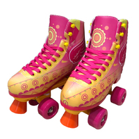 Patins à roulettes Soy Luna Quad, coque en PVC, 4 roues en PU, roulements ABEC-7, couleur personnalisée pour filles, taille 30-40