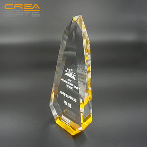 Cristal de alta calidad personalizado Premio trofeo con nombre grabado - Product Image 2