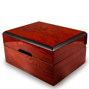 Venda quente antigo logotipo personalizado de alta qualidade caixa de relógio de madeira de luxo único - Product Image 5