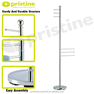 Calidad 6-Bar Standing Toallero Calentador Moderno Hogar Almacenamiento Muebles Hierro Fundido Venta al por mayor DIY Taiwán Fabricante EBay Venta - Product Image 6