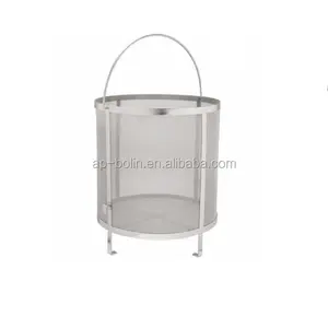 200 micron 400 micron stainless steel woven wire mesh baskets 300 micron stainless steel hop basket