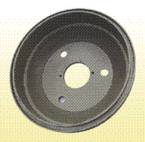 Tambour de frein robuste pour E-Rickshaw / Auto |   Ensemble de tambour de frein en fer durable |   Pièces de freinage automobile haute performance - Product Image 2