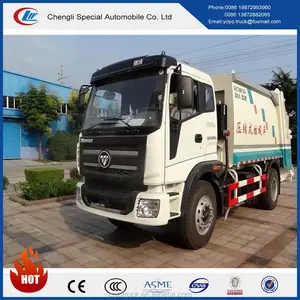 FOTON yüksek kaliteli sanitasyon araç 4X2 Çöp kamyonu