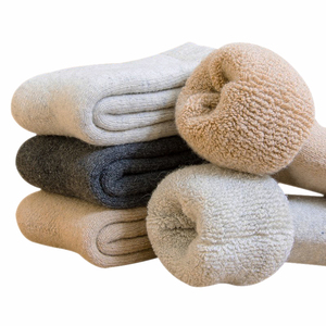 Custom Thermal <strong>Socks</strong> <strong>Men</strong> Merino <strong>Wool</strong> Fuzzy Winter Woolen <strong>Socks</strong> - Product Image 3