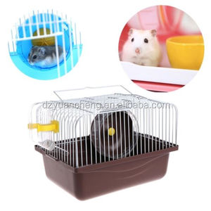Grand bol de voyage en forme de Cage pour Hamster, dispositif Portable avec roue pivotante, pour animaux de compagnie - Product Image 6