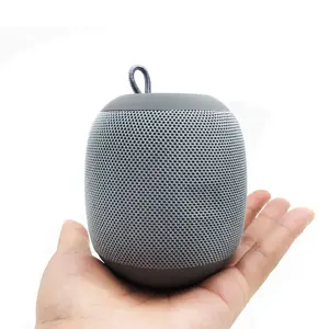 Nieuwe Grijs Sferische Stof Mini Ball Portable Blue Tooth Draadloze Speaker