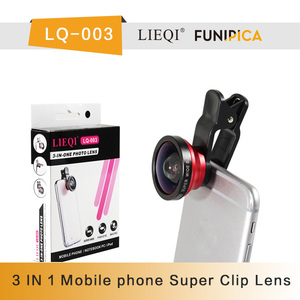 Universal Mobile camera lens de téléphone 3 en 1 0,4x super grand + <span class=keywords><strong>macro</strong></span> + fish eye Clip objectif - Product Image 5