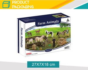 <span class=keywords><strong>Jouet</strong></span> en plastique pour enfants, jeu de simulation, animal de ferme, avec cage et clôture - Product Image 5