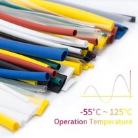 Tube électronique thermorétractable, tube coloré PE pièces