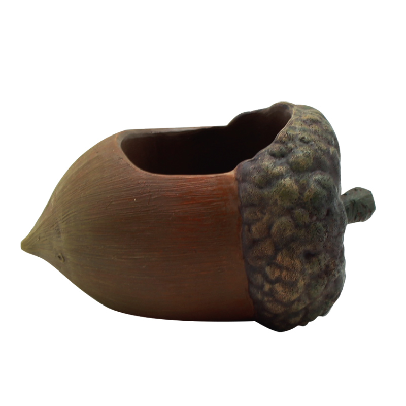 Roogo каучуковые мини-цветочные горшки в форме лесного ореха