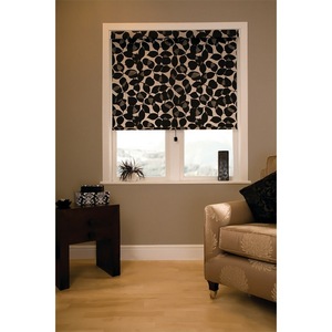 Venta al por mayor 100% Polyester Sheer Blind Black and Red Latest Different Uv resistentes <span class=keywords><strong>persianas</strong></span> enrollables - Product Image 1