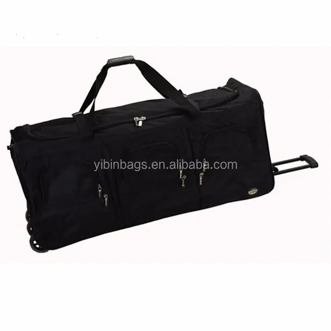 Buy wholesale from china trolley custom luggage folding travel bag with wheels