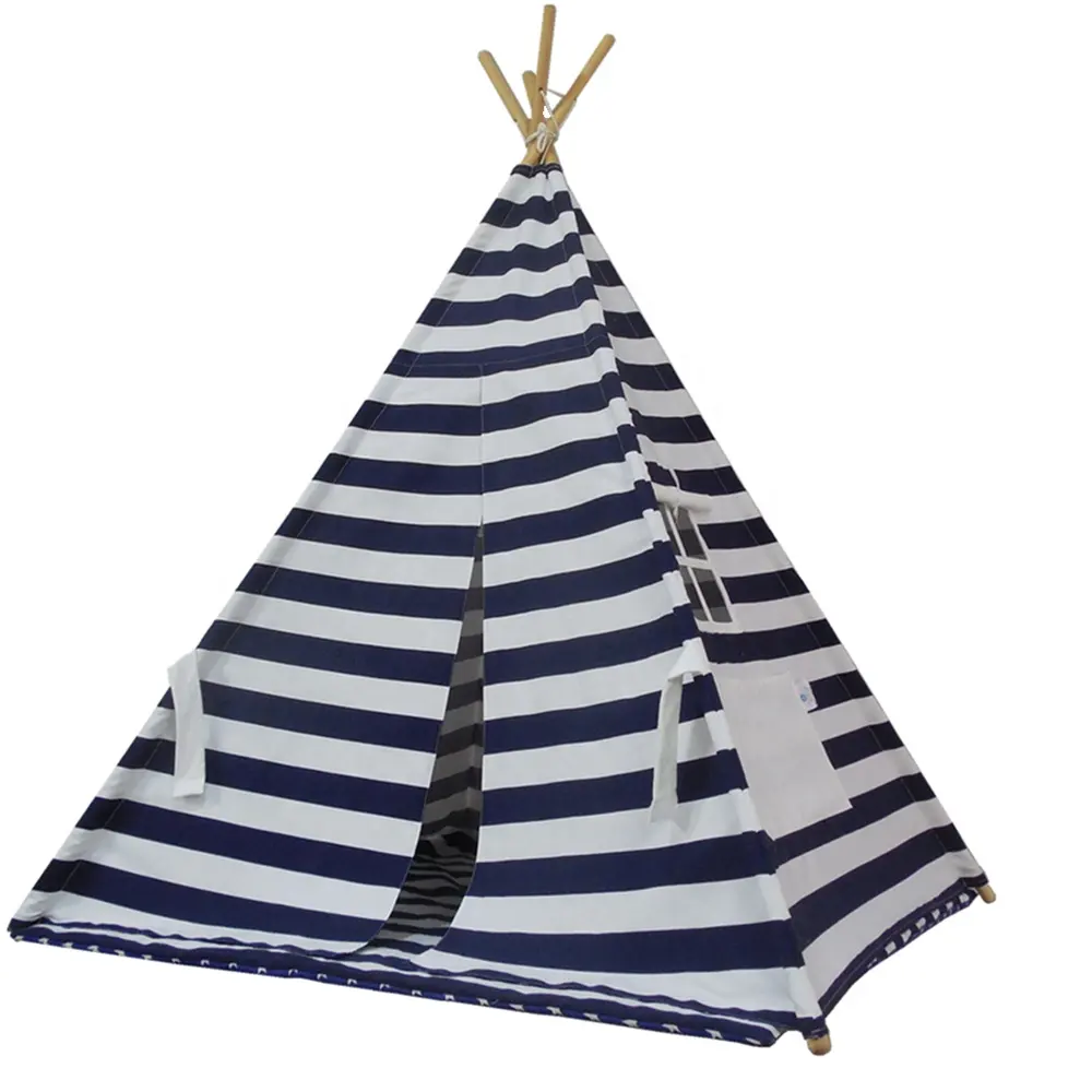 Baby tent toy kids tent house children teepee tent castle 100% Cotton Canvas with mat