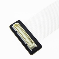 Câbles FFC LVDS personnalisés à 31 et 41 broches DF9-41V-1S, assemblage pour l'électronique, pas de 0,4 mm, conducteur en cuivre étamé, conforme RoHS