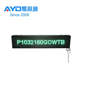 Outdoor Usage Text Message Moving Electronic LED Display Supplier