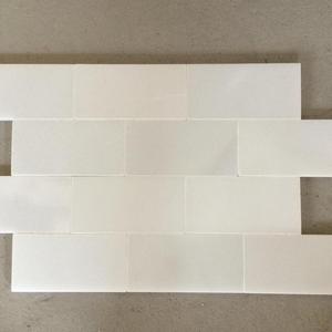 Pure <strong>White</strong> Marble China <strong>White</strong> Marble <strong>Tile</strong> 3x6&quot; <strong>Brick</strong> Design for Bathroom