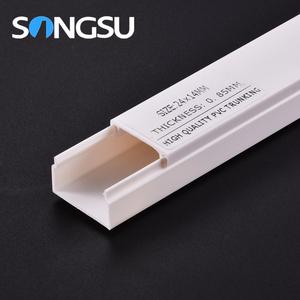 Bonne isolation gros fil trunking système pvc <span class=keywords><strong>plinthe</strong></span> électrique goulottes et montage - Product Image 2
