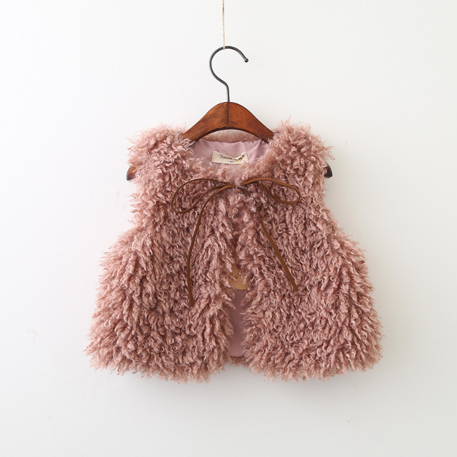 Симпатичный Модный зимний детский жилет для девочек PHB20102 2018