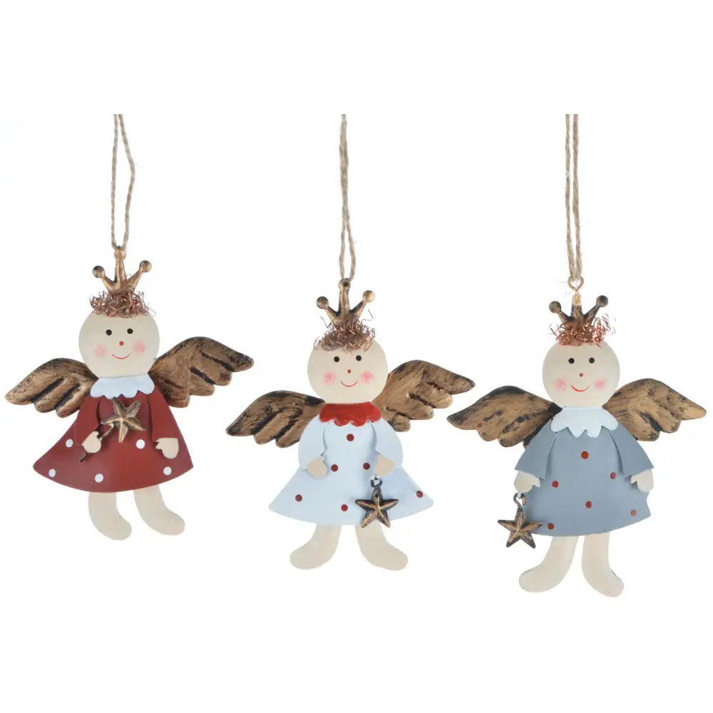 Kerst Decoratie Benodigdheden Navidad Productos Novedosos Metal Angel Opknoping