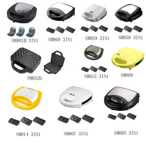 Offres Spéciales multifonction sain 2 tranche Sandwich Maker petit déjeuner grille-pain sandwich - Product Image 5