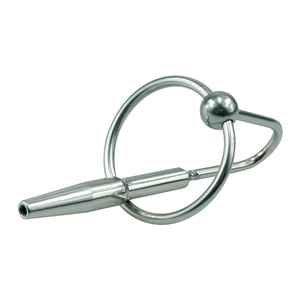 Anneau de sonde urétrale en acier inoxydable médical avec baguette, <span class=keywords><strong>tube</strong></span> pénien, jouets sexuels pour hommes - Product Image 1