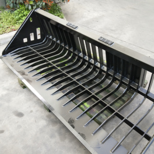 Penawaran Spesial <span class=keywords><strong>Bucket</strong></span> Skeleton Berkualitas Tinggi untuk Skid Steer <span class=keywords><strong>Loader</strong></span> 78'' / <span class=keywords><strong>Bucket</strong></span> Batu - Product Image 5
