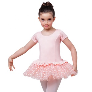 Dos <span class=keywords><strong>nu</strong></span> Manches Courtes <span class=keywords><strong>Ballet</strong></span> Danse Pratique Robe Tutu Pour Les filles Des Enfants - Product Image 6