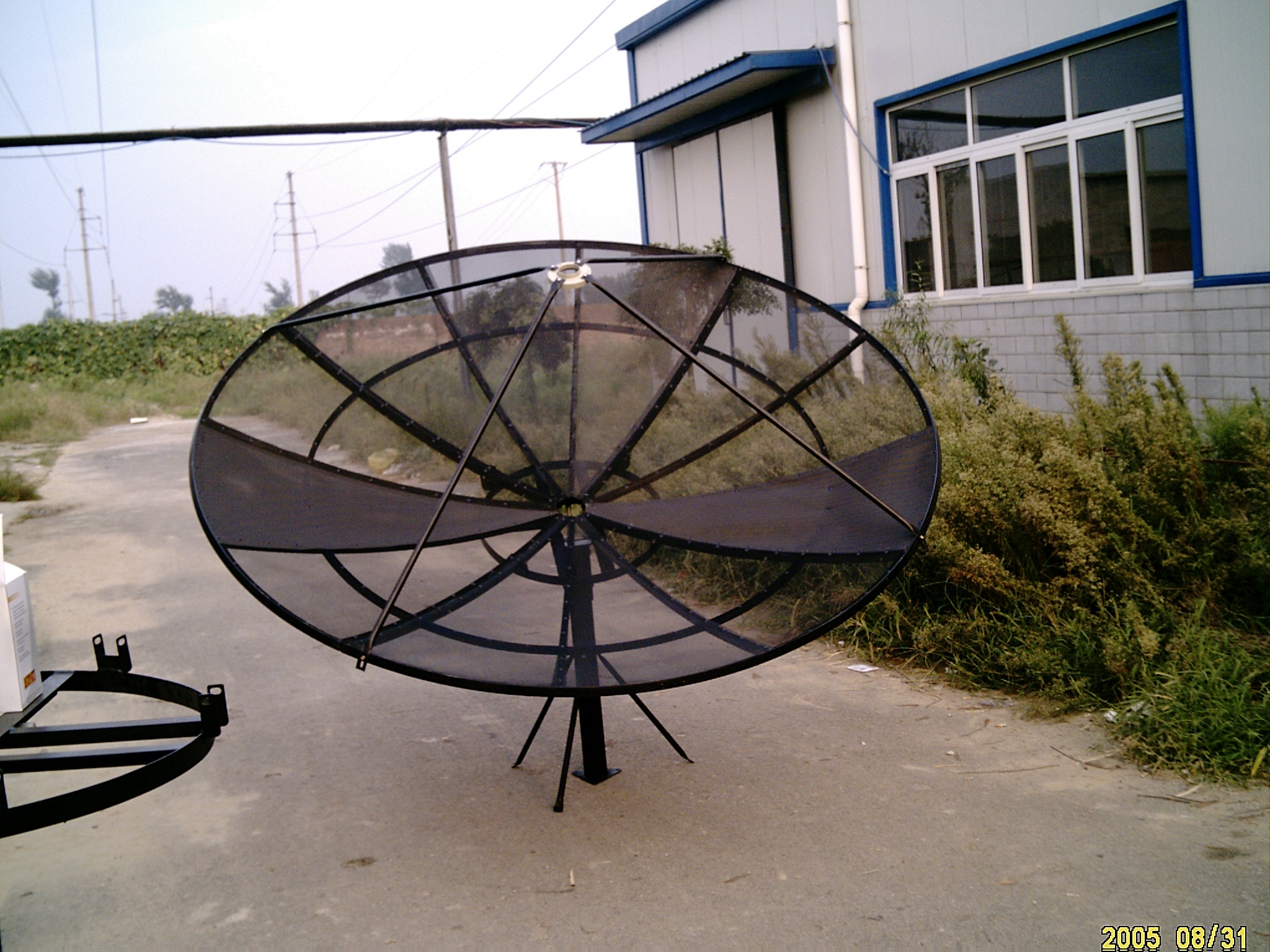衛星アルミオフセットアンテナポール/極性マウント衛星パラボラ 