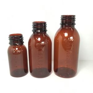 Bouteilles de sirop contre la toux liquide en ambre de 50 ml, 100 ml, 120 ml avec bouchon à sécurité enfant - Product Image 4