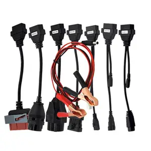 2024 кабели OBD2 Полный комплект 8 автомобильных кабелей для автомобильного диагностического инструмента интерфейс OBD II сканер кабель