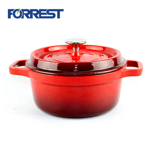 공장 최고의 판매 에나멜 네덜란드 오븐 주철 조리기구 캐서롤 도매 가격 - Product Image 6