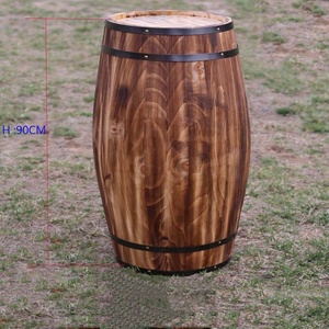 Baril en bois <span class=keywords><strong>de</strong></span> <span class=keywords><strong>chêne</strong></span> massif personnalisé, grand accessoire décoratif, vente en gros, unités - Product Image 6