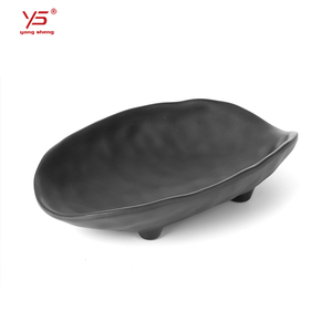 Assiettes en mélamine givrée de qualité supérieure, design dernier cri, 100% mélamine, mignonnes, modernes, assiettes à dîner, assiettes en mélamine - Product Image 5
