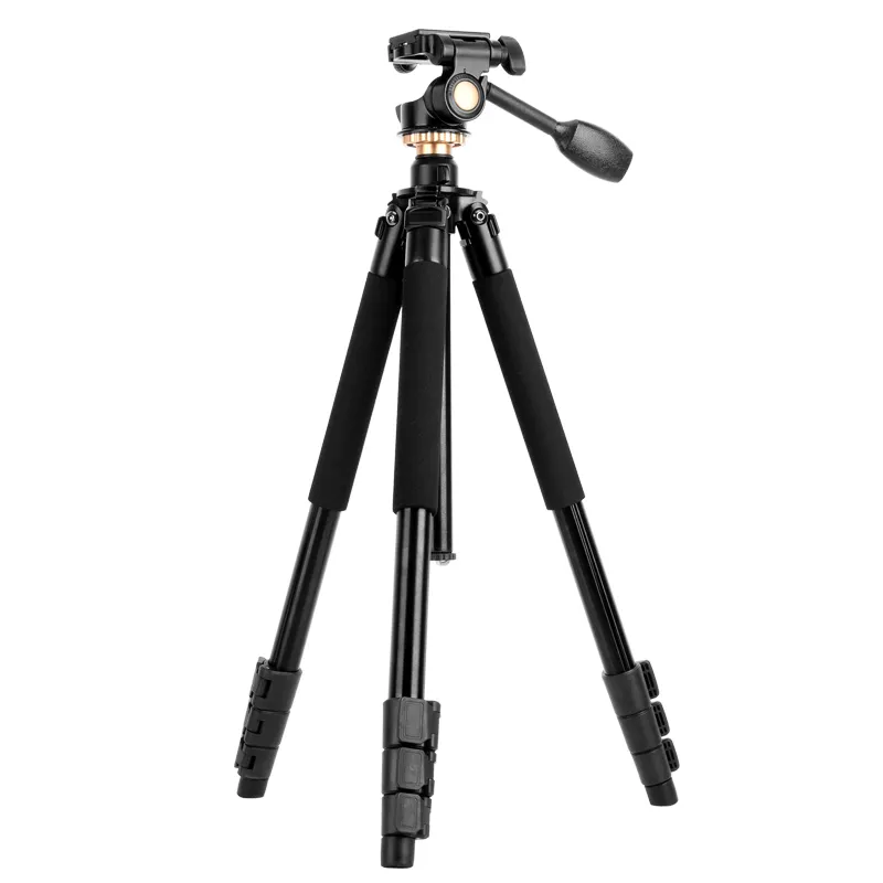 Q338プロフェッショナル189cm74.4インチTRIPOD for All Cameras & camera tripod stand & handle pan head and ball head tripod