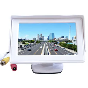 Definition 3D digital comb filter 4.3 inch small size lcd monitor for bus