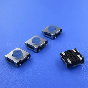 Silicone key switch 4 pin smd 6x6 IP67 waterproof Side Insert SMD Tact Switch/touch switch button type