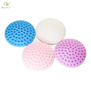 20 Miếng Tay Nắm Cửa Silicone Bảo Vệ Tường Bảo Vệ Tường Ngăn Chặn Tay Nắm Cửa Bội Thu Tự Dính Vòng Cao Su Trắng Dừng