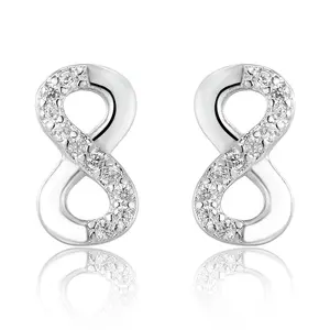 POLIVA Big Circle Hoop Huggie Earring Aretes Fashion Jewelry Wholesale Pave Cubic Zirconia 925 Sterling Silver China Plain Solid