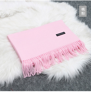 وشاح باشمينا نسائي شتوي عالي الجودة بلون سادة شال نسائي تقليدي عالي الجودة - Product Image 6