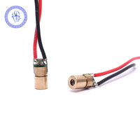 6mm 3V 650nm 5mW Red Dot Lazer Head Laser Module Wiring